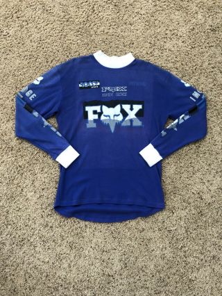 Vintage Fox Racing Motocross Jersey 90s.  Moto X Fox