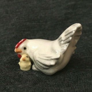 Hagen Renaker 1958 Squatty Hen And Chick.  Buy 3 Get 1 Ceramic Figurine