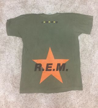 R.  E.  M.  Vintage 90s Monster Concert Star Tour L T - shirt 1995 Rock Grunge REM 2