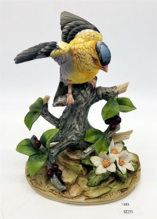 Thriftchi Ethan Allen American Traditional Interiors Bird On Branch Figurine