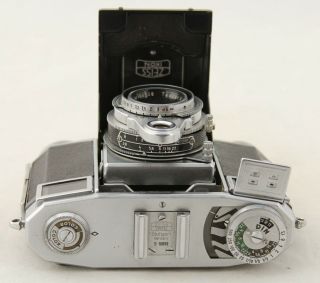 Vintage Folding Camera Zeiss Ikon Contessa 35 Lens T Zeiss Opton Tessar 2,  8/45mm