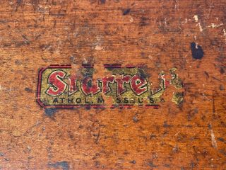 Vintage Starrett No.  445 Micrometer Depth Gage in Wooden Case USA 3