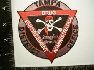 Federal Dea Tampa,  Fl Office Patch Florida Police Drug Tf Gman
