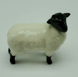 Vintage England Miniature Mini Sheep Animal Porcelain Figurine 2 " Beswick