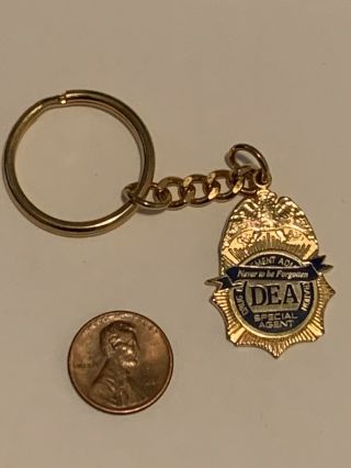 Special Agent Badge Keychain Dea Dos Usss Atf Fbi Us Customs Ins