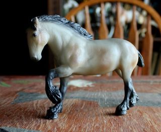 Breyer Action Drafters Little Bits Paddock Pals Gray Dun Clydesdale Vintage