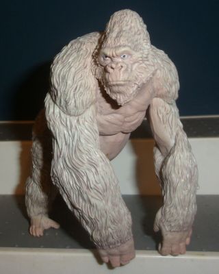 Gorilla Monkey Ape Albino White Figure Toy Wbei Action Figure Pvc 5 " Realistic