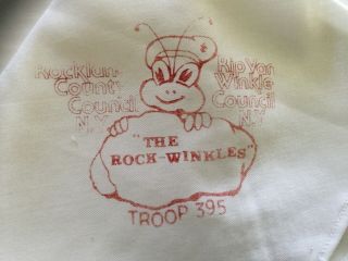 1977? National Jamboree Rockland County & Rip Van Winkle Council Neckerchief - W