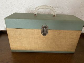 Vintage 45 RPM Record Box Case & COMES WITH 100 Records 2