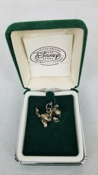 Disney Store Vintage Limited Edition Sterling Silver Eeyore Charm 4931 Of 10k