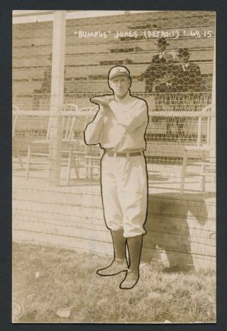 1909 Tom Jones Detroit Tigers Vintage Baseball Photo By George Grantham Bain