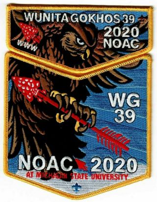 Wunita Gokhos Lodge 39 Oa Order Of The Arrow 2020 Noac Flap Set