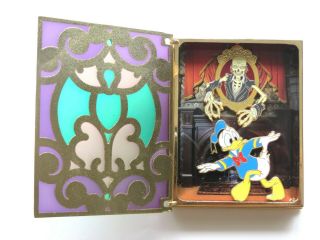 Walt Disney World Pin: Storybook Jumbo - Haunted Mansion - Donald Duck,  Le 750