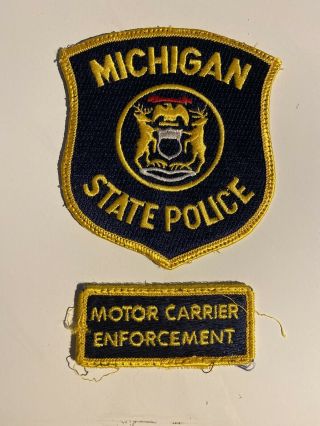 Michigan State Police Come Mirschel Motor Carrier Enforcement Police Crest