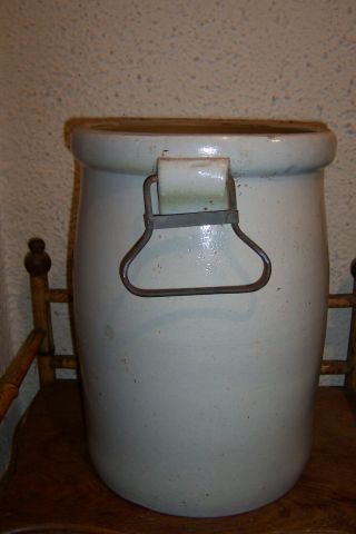 Vintage 3 Gallon Red Wing Stoneware Butter Churn Crock No Lid 2