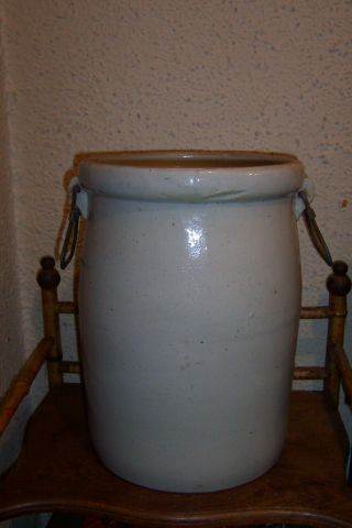 Vintage 3 Gallon Red Wing Stoneware Butter Churn Crock No Lid 3