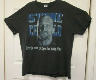 Vintage Stone Cold Steve Austin 1998 Wwf 100 Whoop Ass Shirt Wrestling Shirt Xl