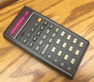 Vintage Hp 45 Scientific Calculator Great Shape Timer 5