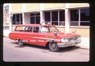Fargo Nd 1964 Ford Country Sedan Wagon Chief Car Fire Apparatus Slide