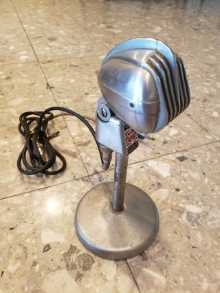 Vintage Turner Dynamic Microphone Model 33d With 10 Foot Cord