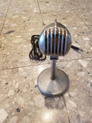 Vintage Turner Dynamic Microphone Model 33D with 10 foot Cord 2