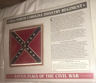 Battle Flags Of The Civil War 26th North Carolina Infantry Regiment