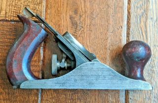 Vintage Fulton No.  2 Size Woodworking Plane No 3708 Old Carpentry Tools Stanley