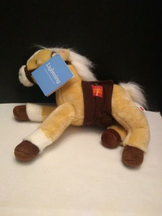 Nwt Wells Fargo Legendary Horse " Lightning " The Pony Express Stuffed Pony Horse