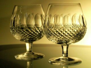 Waterford Crystal Colleen Brandy Glass 12 Oz.  Set Of 2 Vintage Made In Ireland