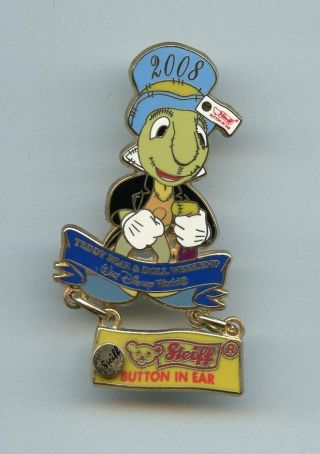Disney Teddy Bear & Doll Festival Event Jiminy Cricket Pinocchio Steiff Le Pin