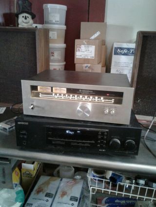 Vintage Kenwood Kt - 5500 Am/fm Stereo Tuner Now Playing