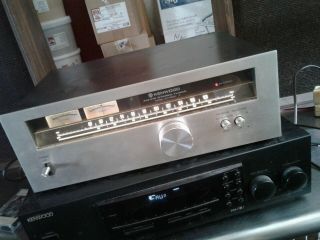 Vintage Kenwood KT - 5500 AM/FM Stereo Tuner NOW PLAYING 2