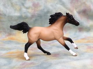 Breyer Model Horse Stablemate Custom Bay Roan Arabian Mare Sm Cm Ooak