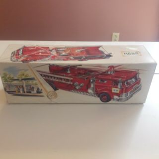 Vintage 1970 Hess Toy Fire Truck.