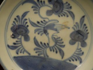 Very Interesting Old Chinese Plate With Unusual Design & Character Marks - Rare