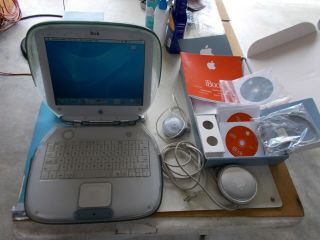 Vintage Apple Ibook G3 E2000,  366mhz,  Laptop Power Pc750,  With