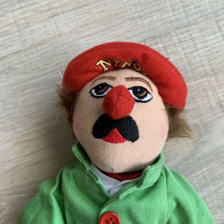 Nino The Clown Prince Of Italy Stuffed Plush and Red Nino Hat 2