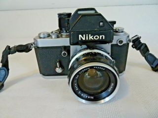 Vintage Nikon F2 Film Camera W/ Nikkor S Lens