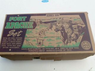 Vintage Marx Fort Apache Playset With