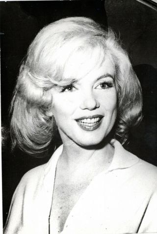 Marilyn Monroe,  Vintage Press Photo.  1960