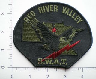 Mn Minnesota Nd North Dakota Red River Valley Police Sheriff Swat Tactical Patch
