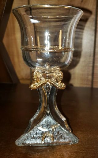 Syria Temple Pittsburgh May 22 190 Washington Dc Goblet 5 1/8 " Shriners Glass