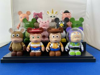 Disney Vinylmation 3 " - Toy Story Series 1 Complete Set,  Including Chaser.
