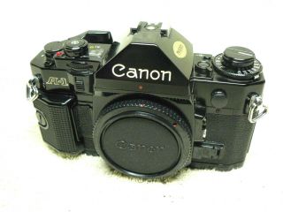 Vintage Canon A - 1 A1 35mm Slr Film Camera Body.  & Great
