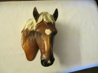 Vintage Norcrest Ceramic Horse Head Wall Hanging