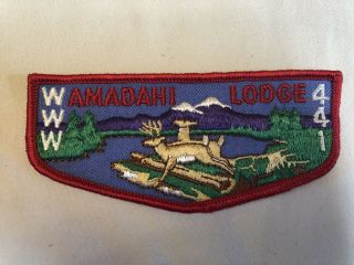 Vintage Amadahi Lodge 441 Order Of The Arrow Patch