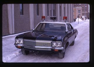 Fargo Nd 1970 Chevrolet Biscayne Police Car Fire Apparatus Slide