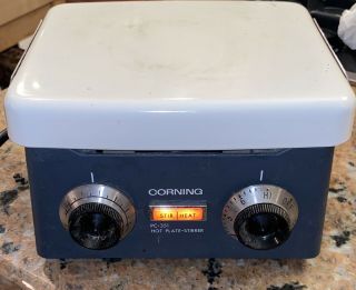 Vintage Corning Pc - 351 Hot Plate Stirrer 8”w X 4.  5”t X 6” D