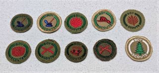 Ink Well Boy Scout JOURNALIST Proficiency Award Badge Tan Cloth Troop Large 3