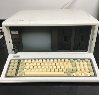 Vintage Compaq Model Portable Desktop Computer